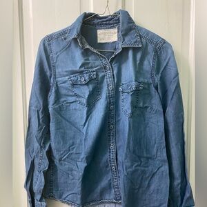 Aeropostale Denim Button Down - Size S/M